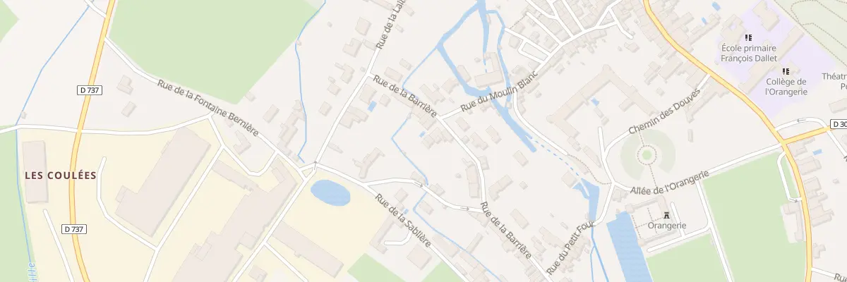 Plan du 10 Rue de la Barrière à La Mothe-Saint-Héray