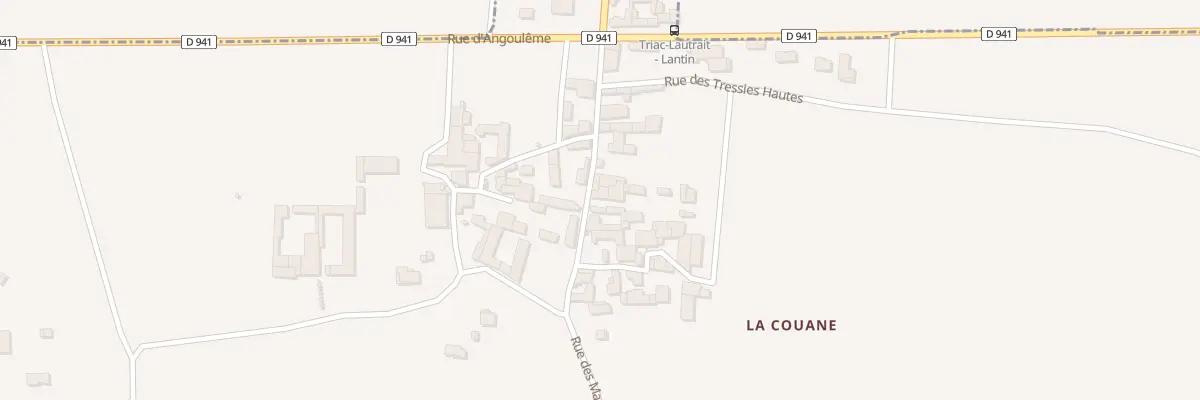 Plan du 13 Rue des Marchés à Triac-Lautrait
