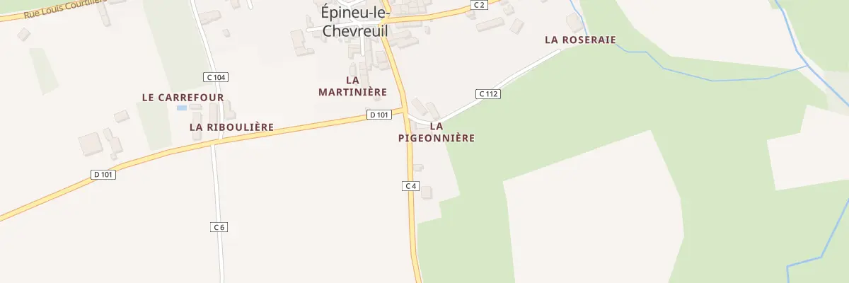 Plan du 5023 La Pigeonniere à Épineu-le-Chevreuil