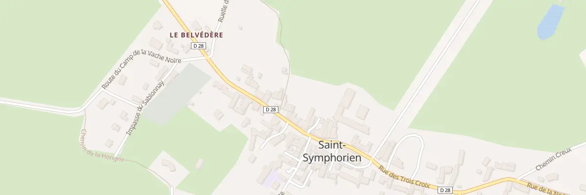 Plan du 7 Rue de la Petite Charnie à Saint-Symphorien
