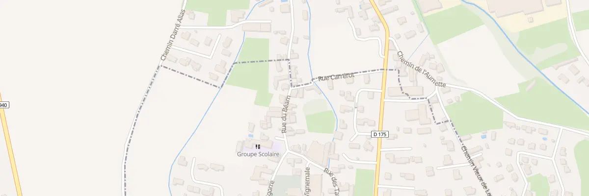 Plan du 10 Rue du Béarn à Lamarque-Pontacq