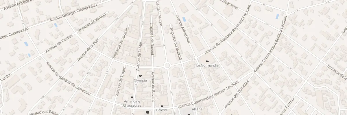 Plan du 7 Av President Raymond Poincare à Cabourg