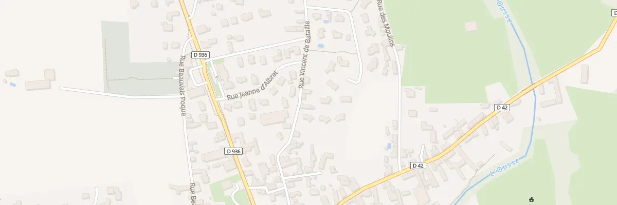 Plan du 22 Rue Vincent de Bataille à Pontacq