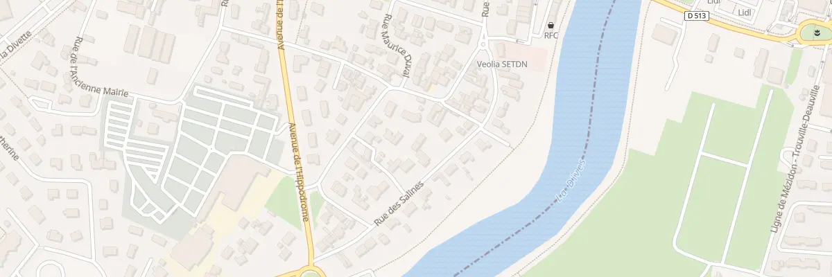 Plan du 10 Rue des Salines à Cabourg