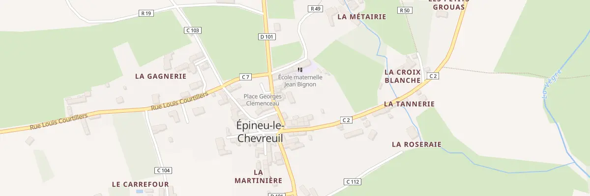 Plan du 9 Rue Julian de Baif à Épineu-le-Chevreuil
