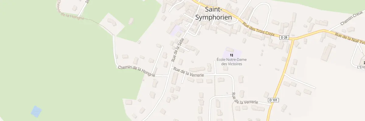Plan du 8 Rue de la Selle à Saint-Symphorien