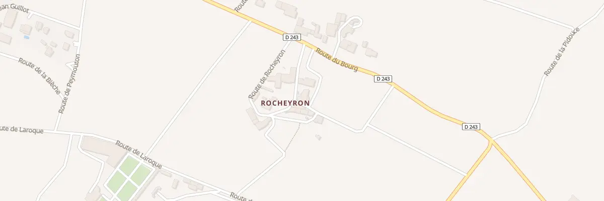Plan du 133 Rocheyron à Saint-Christophe-des-Bardes