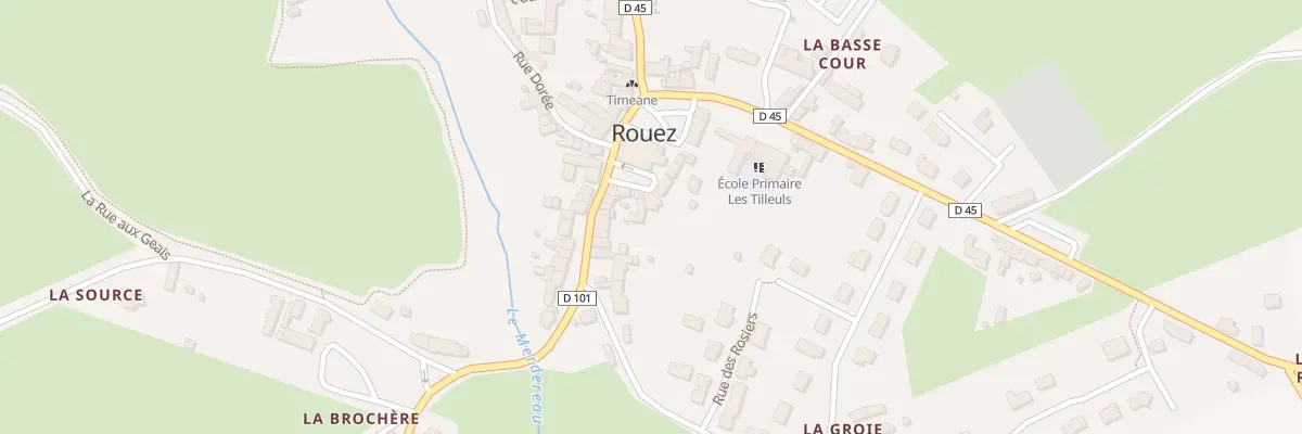 Plan du 7 Pl de l’Eglise à Rouez