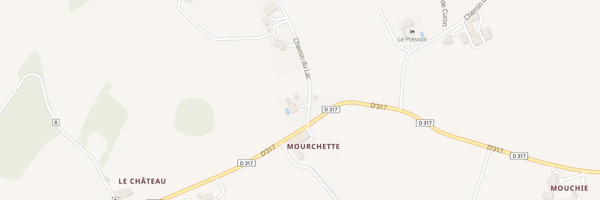Plan du 25 Che du Lac à Aydie