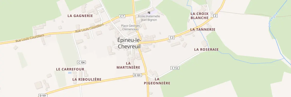 Plan du 2 Rue de la Tannerie à Épineu-le-Chevreuil