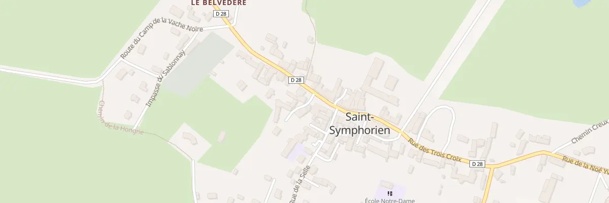 Plan du 12 Rue de la Petite Charnie à Saint-Symphorien