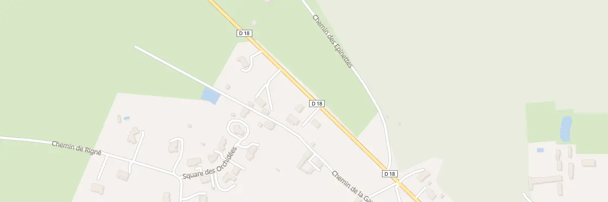 Plan du 161 Rte de Baugé - Cheviré à Baugé-en-Anjou