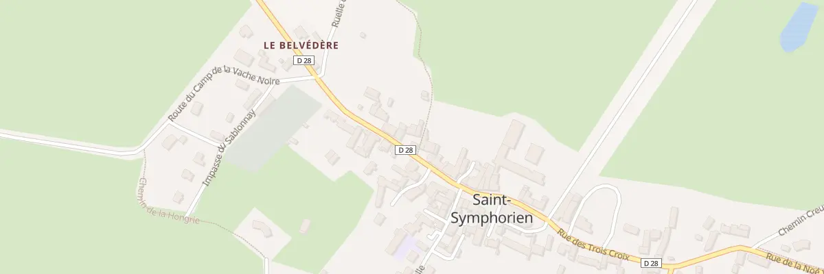 Plan du 13 Rue de la Petite Charnie à Saint-Symphorien