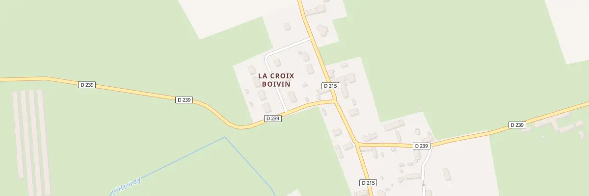 Plan du 2 Rue de la Croix Boivin à Commeaux