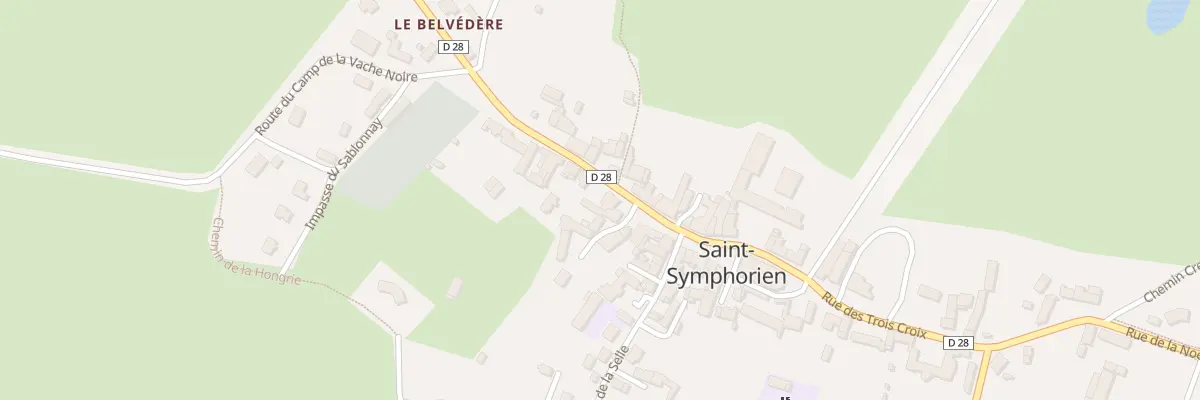 Plan du 14 Rue de la Petite Charnie à Saint-Symphorien