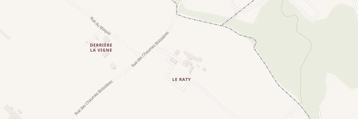 Plan du 2 Rue des Chaumes Boissières à Bouteville