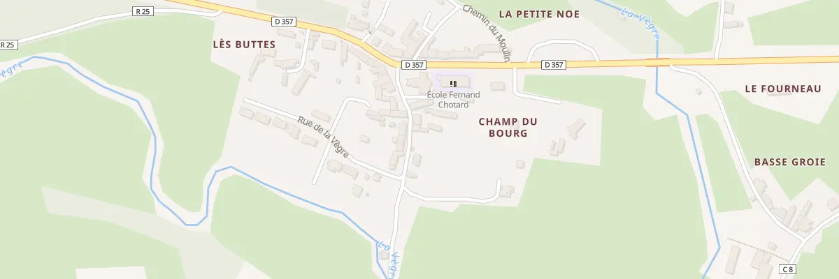 Plan du 3 Rue des Planches à Chassillé