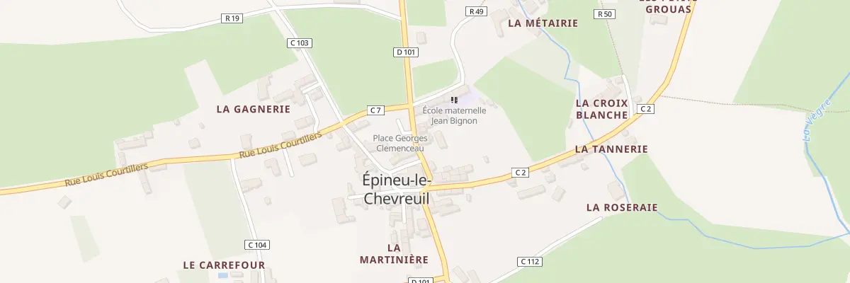 Plan du 5 Rue Julian de Baif à Épineu-le-Chevreuil