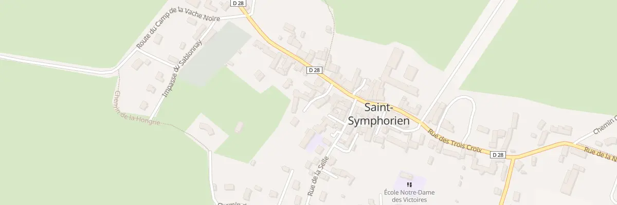 Plan du 8 Rue de la Petite Charnie à Saint-Symphorien