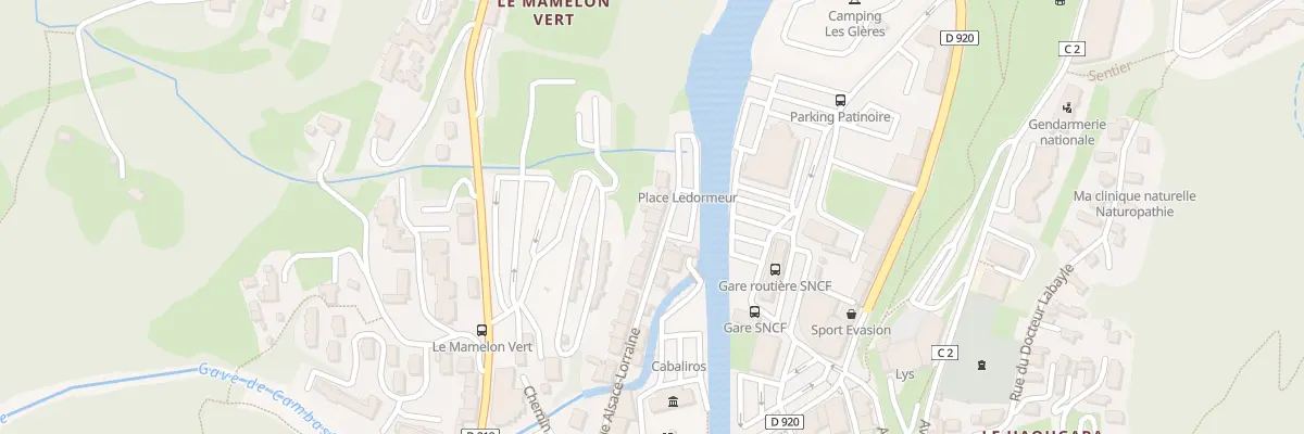 Plan du 25 Rue Alsace Lorraine à Cauterets