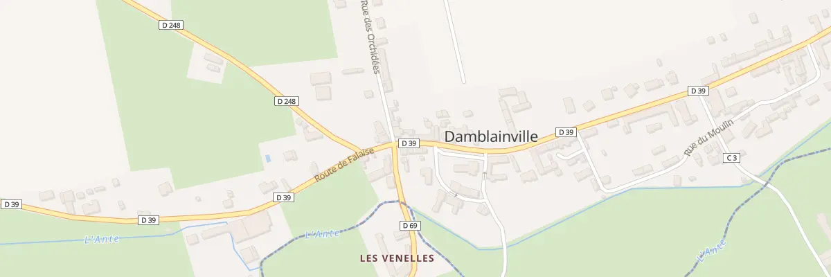 Plan du 5036 Le Bourg à Damblainville