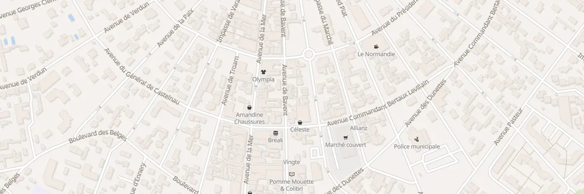 Plan du 7 Av de Bavent à Cabourg