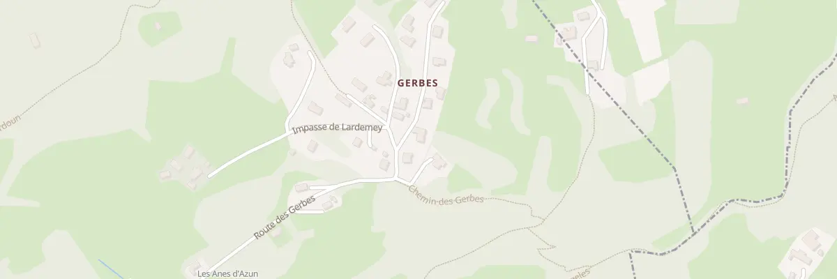 Plan du 2 Che Sarrat à Arras-en-Lavedan
