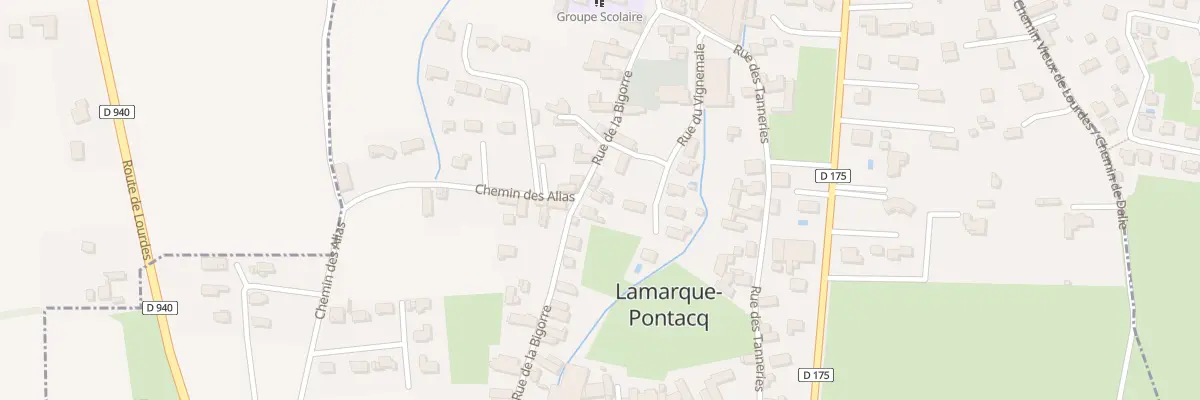 Plan du 5 Rue de la Bigorre à Lamarque-Pontacq
