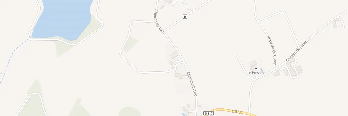 Plan du 189 Che du Lac à Aydie