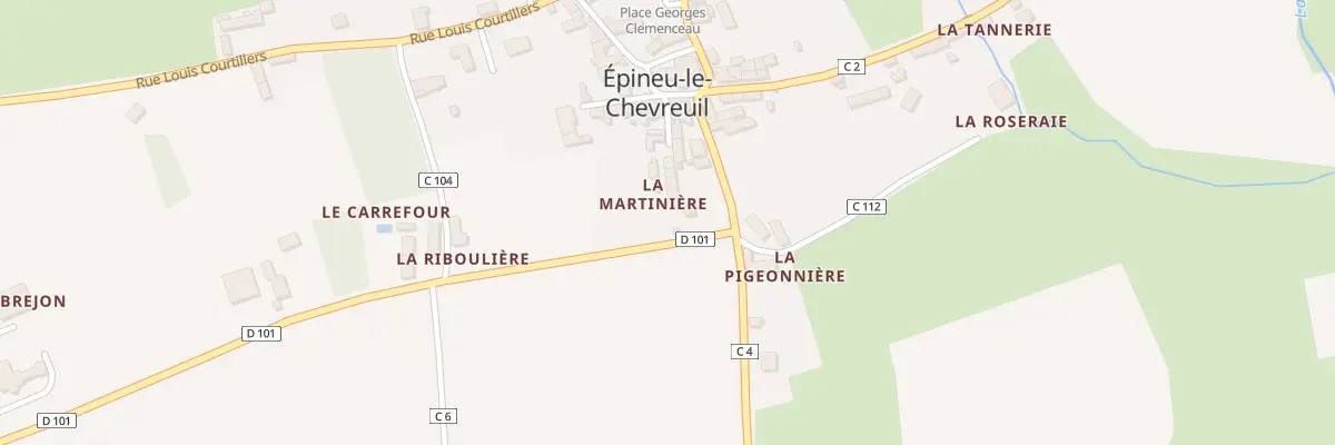 Plan du 5027 La Martiniere à Épineu-le-Chevreuil