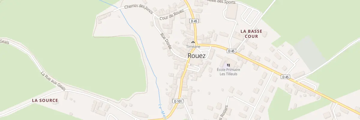 Plan du 1 Rue Dorée à Rouez