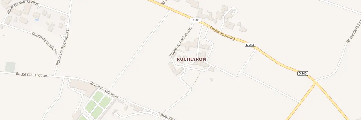 Plan du 153 Rocheyron à Saint-Christophe-des-Bardes