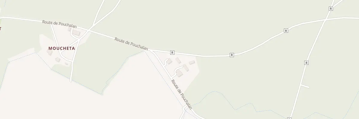 Plan du 594 Rte de Pouchalan à Estigarde