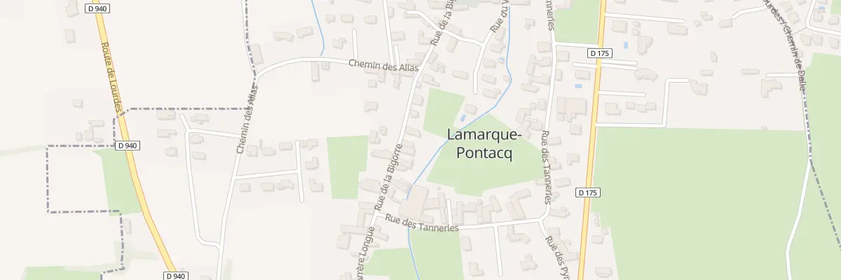 Plan du 15 Rue de la Bigorre à Lamarque-Pontacq