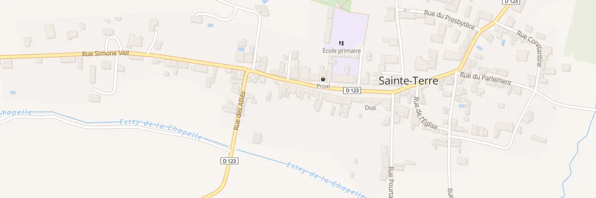 Plan du 248 Le Bourg à Sainte-Terre
