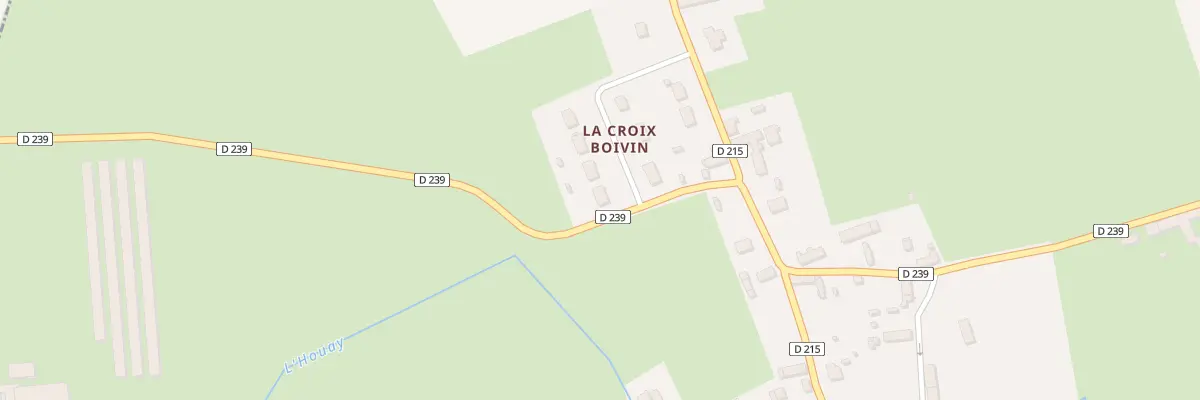 Plan du 1 Rue de la Croix Boivin à Commeaux