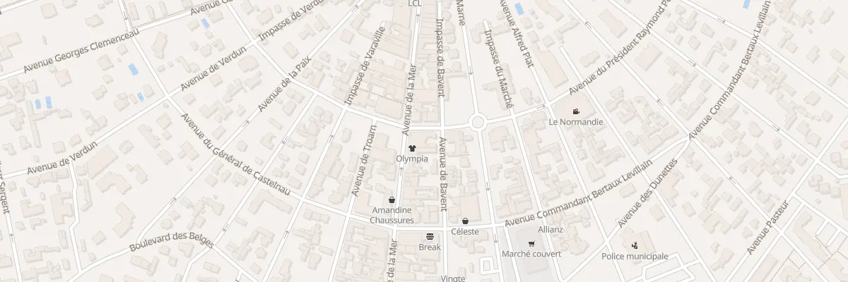 Plan du 2 Av de Bavent à Cabourg