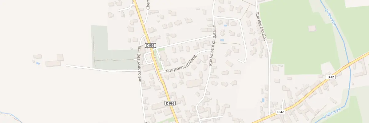 Plan du 3 Rue Jeanne d’Albret à Pontacq