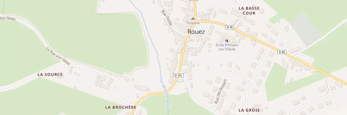 Plan du 10 Rue de la Vègre à Rouez