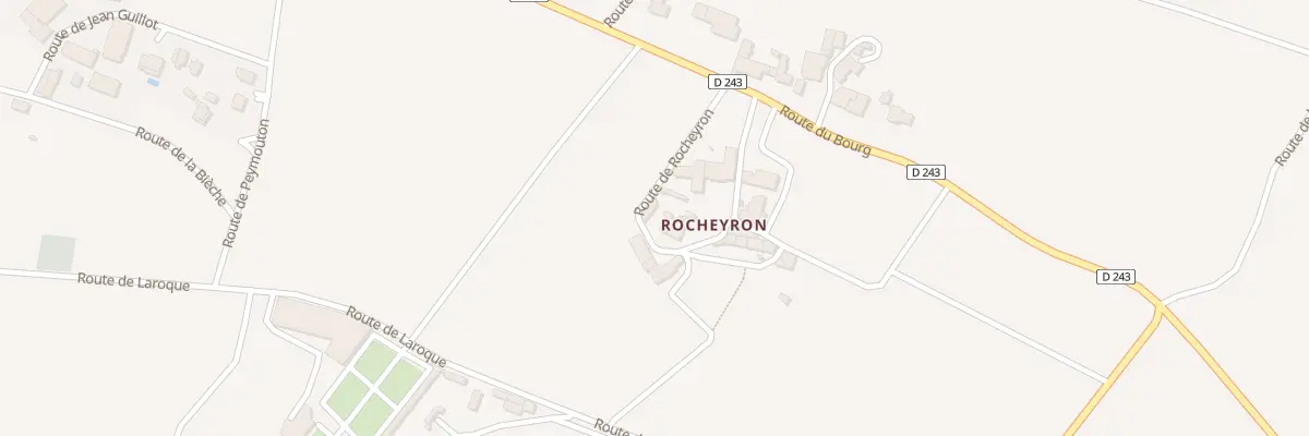 Plan du 103 Rte de Rocheyron à Saint-Christophe-des-Bardes