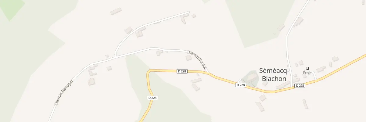 Plan du 6 Che Berdot à Séméacq-Blachon
