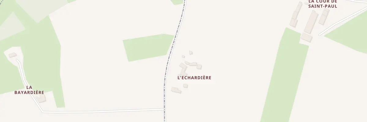 Plan du 5151 L’Echardiere à Saint-Paul-le-Gaultier