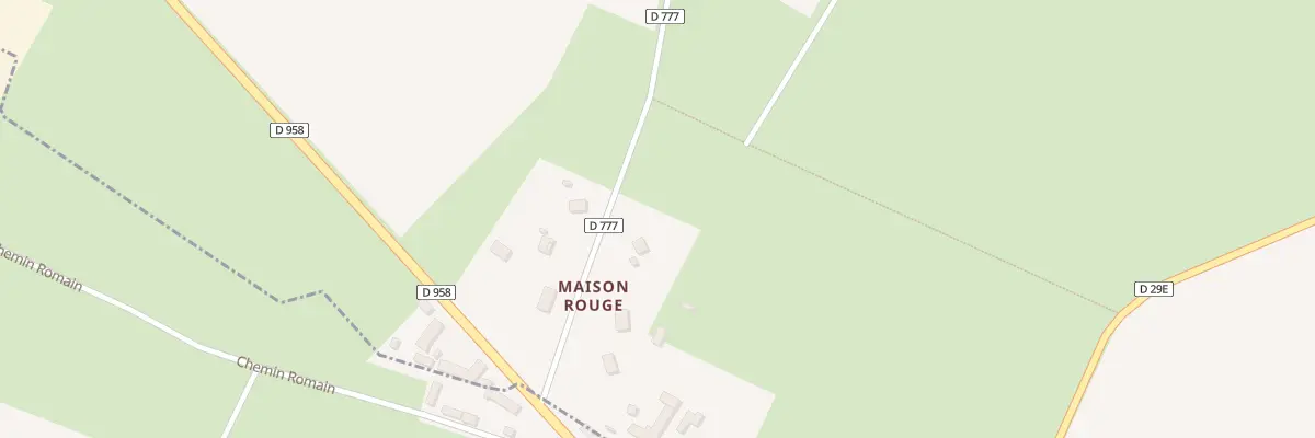 Plan du 1 Maison Rouge à Nécy