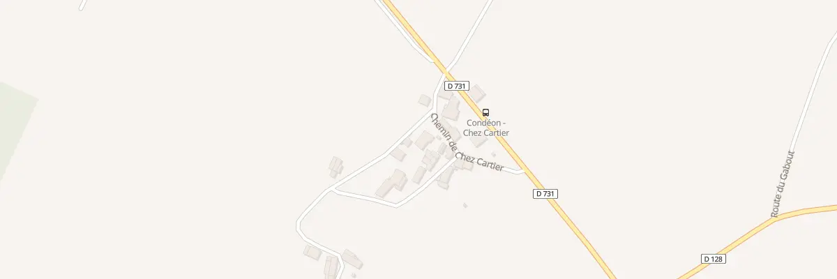 Plan du 3 Che de Chez Cartier à Condéon