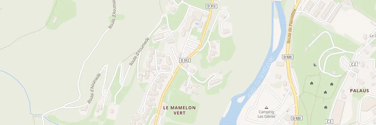 Plan du 50 Av du Mamelon Vert à Cauterets
