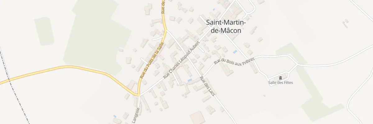 Plan du 23 Rue Charles Léopold Aubert à Saint-Martin-de-Mâcon