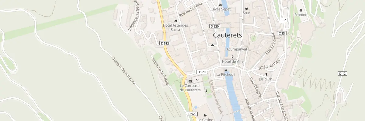 Plan du 1 Bd Latapie Flurin à Cauterets