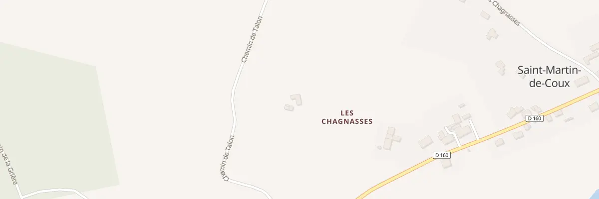 Plan du 5168 Derriere Les Chagnasses à Saint-Martin-de-Coux