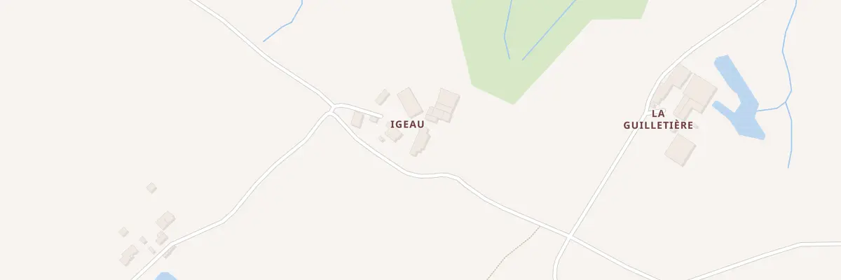 Plan du 2 Igeau à Fomperron