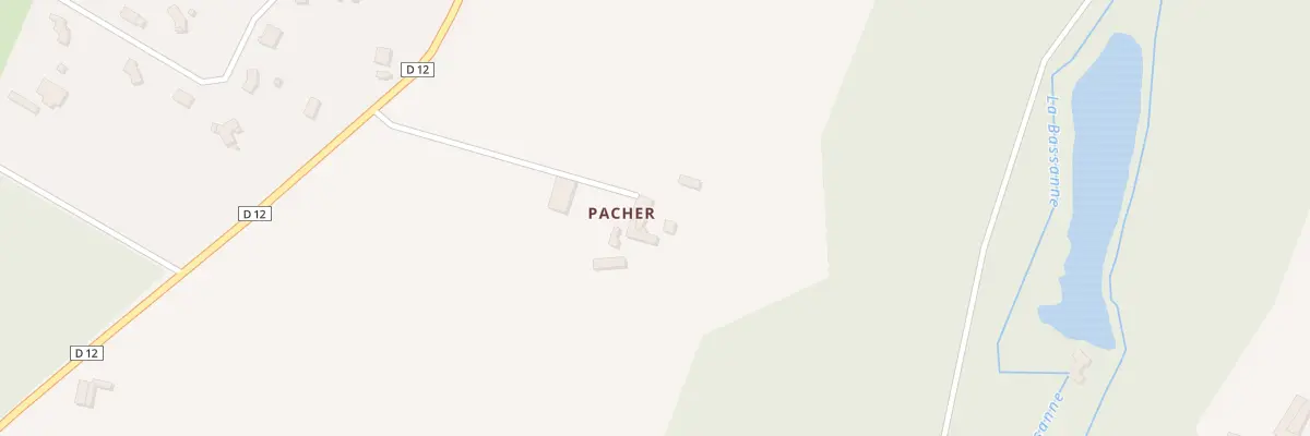 Plan du 2 Pacher à Savignac